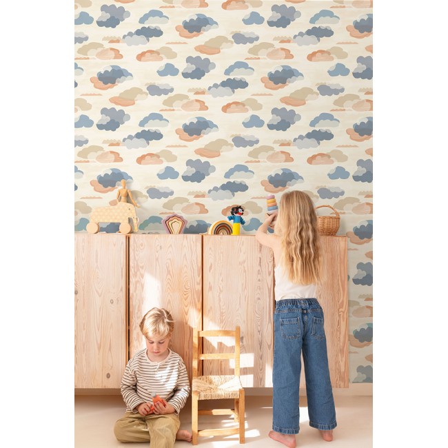 Grandeco Little Dreamers παιδική ταπετσαρία τοίχου LD2015 πολύχρωμη