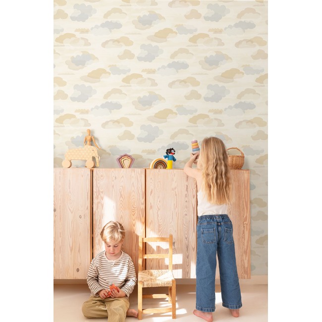 Grandeco Little Dreamers παιδική ταπετσαρία τοίχου LD2019 πολύχρωμη