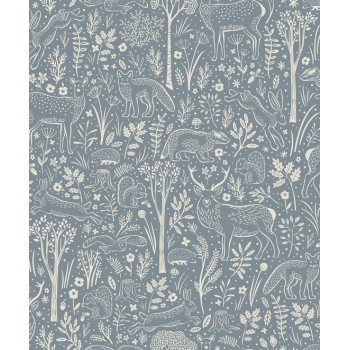 Grandeco Little Dreamers παιδική ταπετσαρία τοίχου LD3415 μπλε