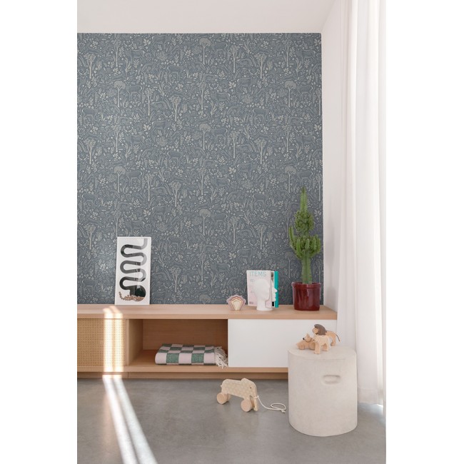 Grandeco Little Dreamers παιδική ταπετσαρία τοίχου LD3415 μπλε