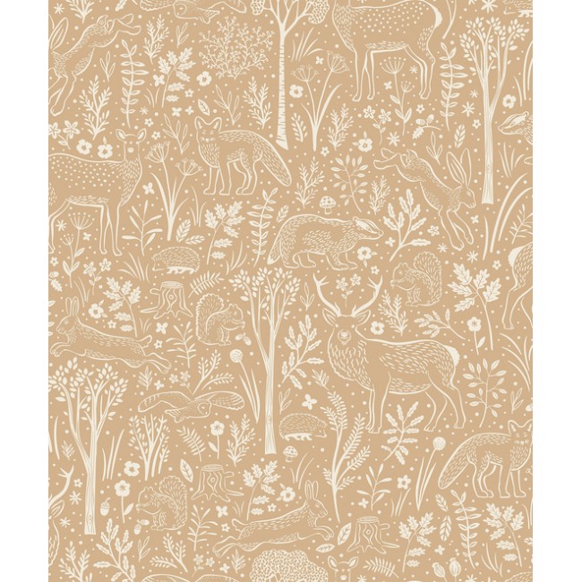Grandeco Little Dreamers παιδική ταπετσαρία τοίχου LD3421 καφέ