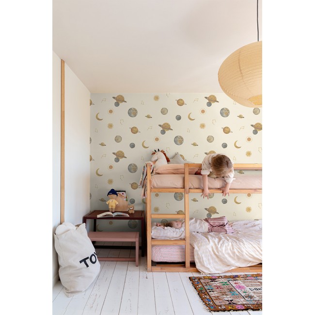 Grandeco Little Dreamers παιδική ταπετσαρία τοίχου LD3519 μπεζ