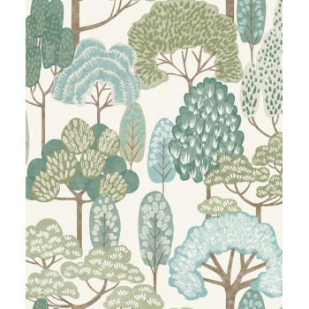 Grandeco Little Dreamers ταπετσαρία τοίχου LD2109 φλοράλ λευκή