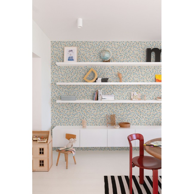 Grandeco Little Dreamers ταπετσαρία τοίχου LD3015 φλοράλ λευκή