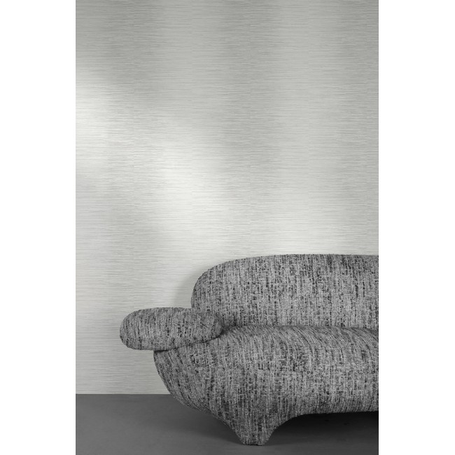 Grandeco Textured Vibes ταπετσαρία τοίχου A77901 εφέ υφάσματος λευκό - γκρι