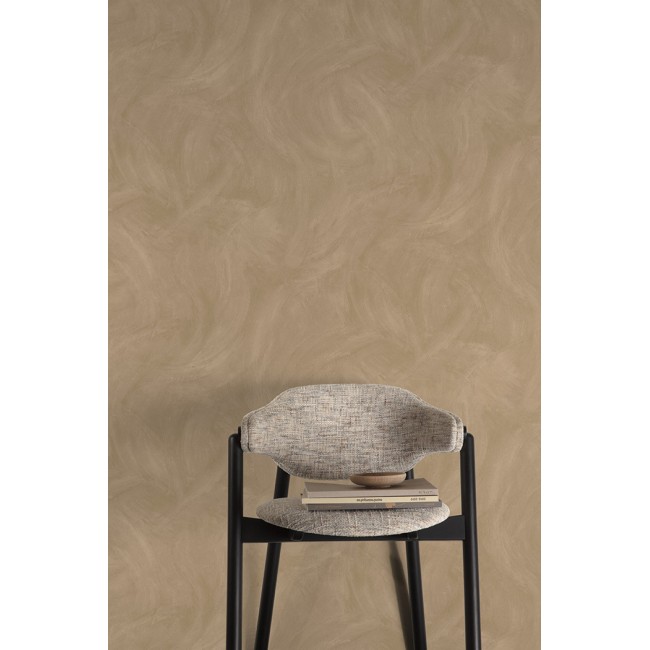 Grandeco Textured Vibes ταπετσαρία τοίχου A78705 απομίμηση τεχνοτροπίας καφέ