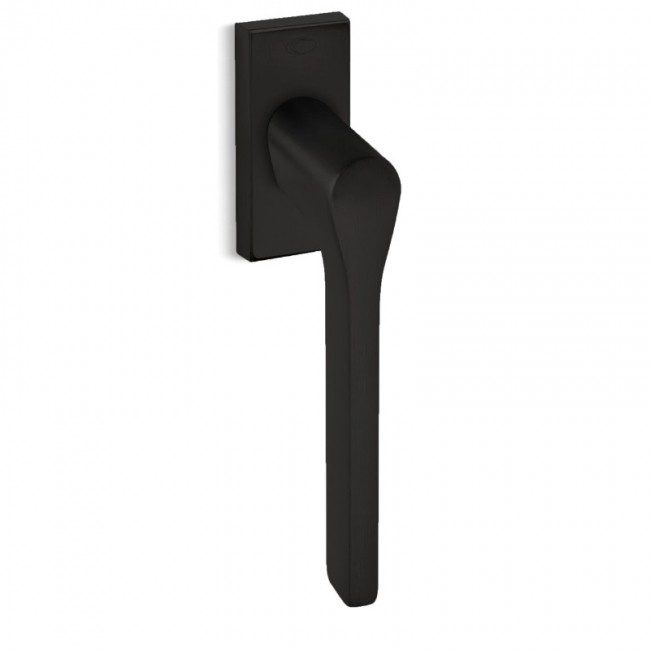 Convex πόμολο για παράθυρο με ανάκλιση 1515 μαύρο ματ