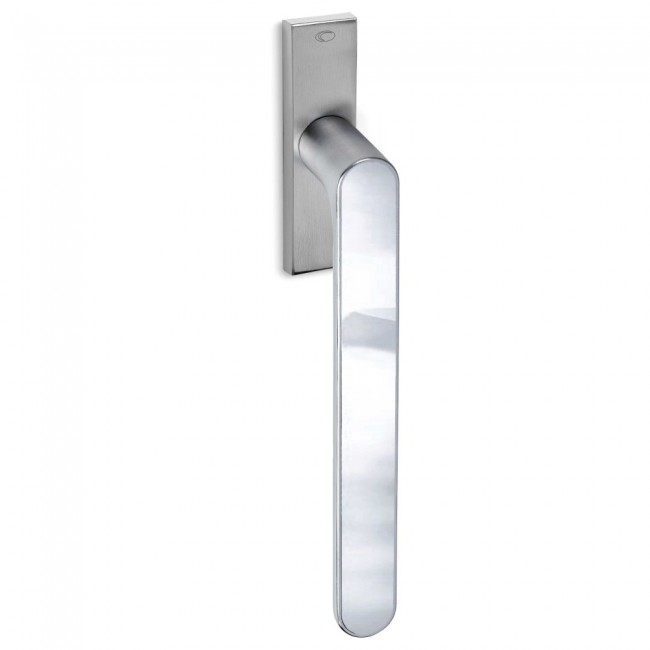 Convex ανασυρόμενο πόμολο για μπαλκονόπορτα 2195 χρώμιο ματ - χρώμιο 