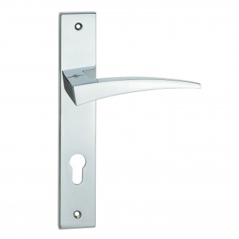 Zogometal πόμολο πλάκας 386 χρώμιο