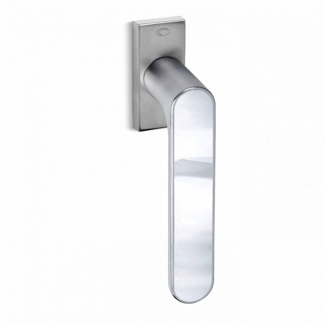 Convex πόμολο για παράθυρο με ανάκλιση 2195  χρώμιο ματ - χρώμιο