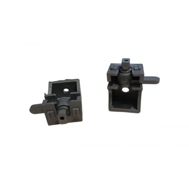 Frans πλαστικό στήριγμα τοίχου / οροφής για σιδηρόδρομο γκρι 3.5 cm με μικρή κεφαλή