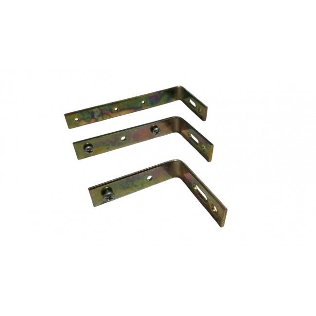 Frans μεταλλική γωνιά στήριξης σιδηρόδρομου χρυσή 6, 9 & 12 cm