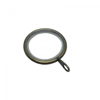 Frans μεταλλικός κρίκος για κουρτινόξυλο Φ20 μπρονζέ