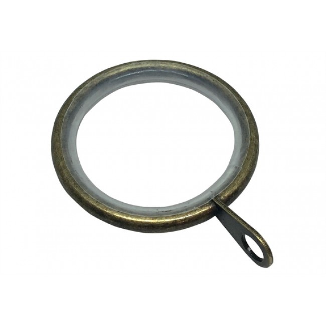 Perfect μεταλλικός κρίκος για κουρτινόξυλο Φ25 μπρονζέ