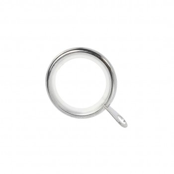 Frans μεταλλικός κρίκος για κουρτινόξυλο Φ20 νίκελ ματ