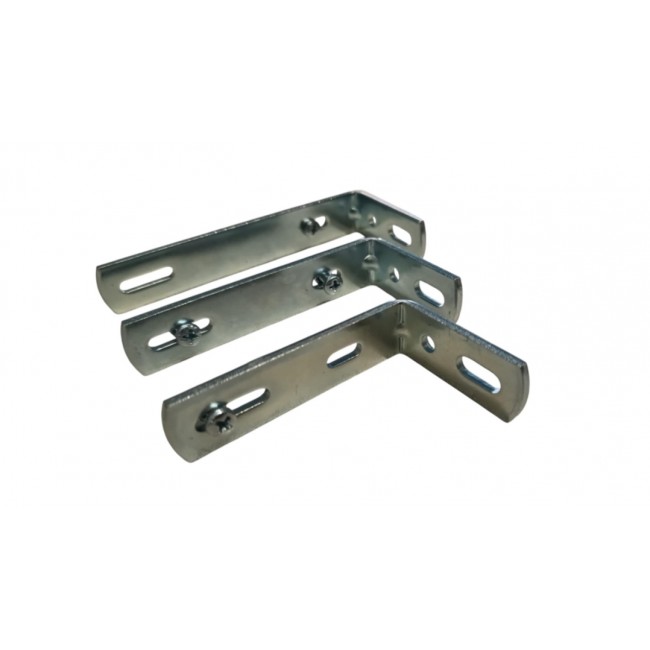 Frans μεταλλική γωνιά στήριξης σιδηρόδρομου νίκελ 6, 9 & 12 cm