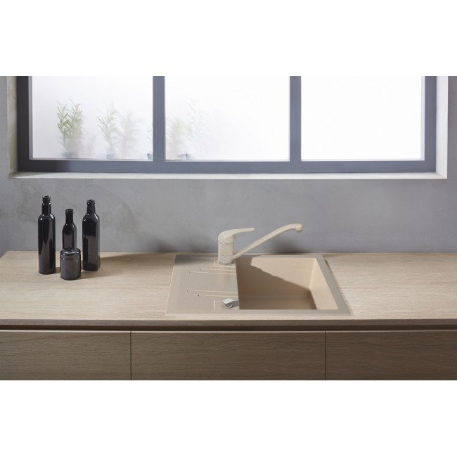 Ferro χαμηλή βρύση πάγκου Freya μπεζ