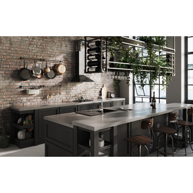 Ferro ψηλή βρύση μίξεως BCQ4 Camiro inox mat 