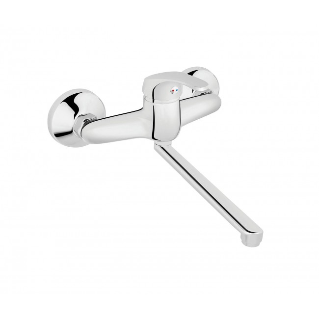 Ferro επιτοίχια βρύση μίξεως δύο οπών BBC3 Basic χρωμέ 