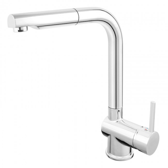 Ferro ψηλή βρύση πάγκου μίξεως BTD4PO Toledo με ντουζάκι χρωμέ