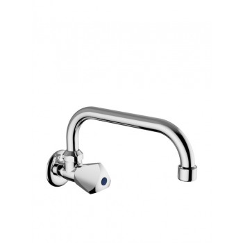 Ideamix επιτοίχια βρύση μίας οπής Como χρωμέ 