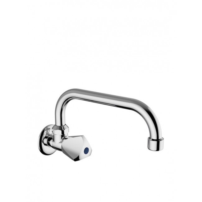 Ideamix επιτοίχια βρύση μίας οπής Como χρωμέ 