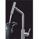 Venezia ψηλή βρύση πάγκου μίξεως 127 Stilo inox mat