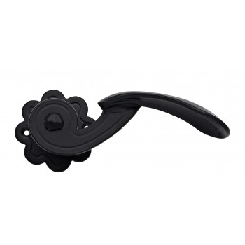 Zogometal πόμολο ροζέτας 145 μαύρο