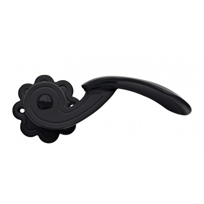 Zogometal πόμολο ροζέτας 145 μαύρο