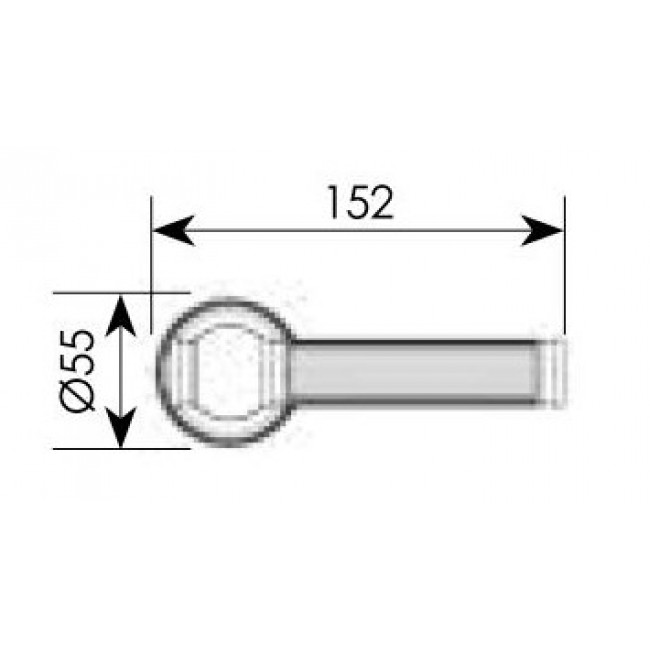 Ζωγομετάλ πόμολο ροζέτας 2501 Μπρονζέ