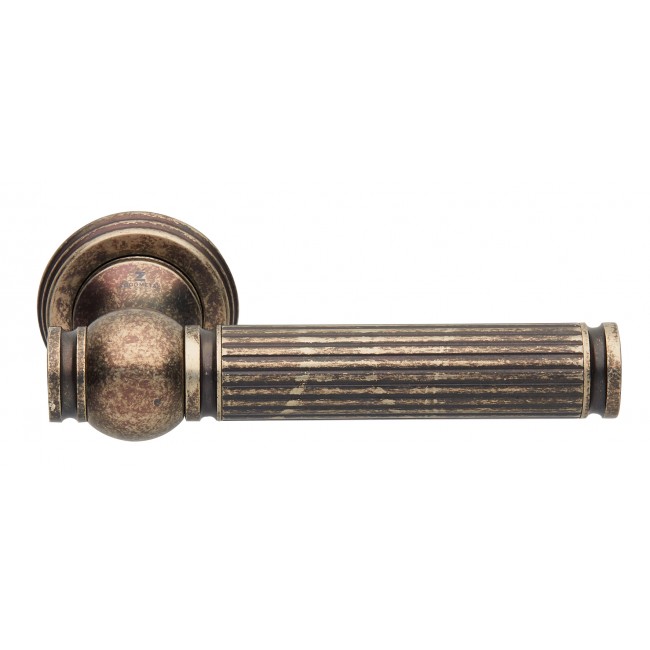 Ζωγομετάλ πόμολο ροζέτας 2501 Νίκελ Αντικέ