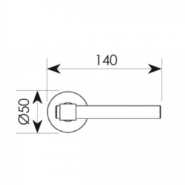 Ζωγομετάλ πόμολο ροζέτας 2321 Όρο