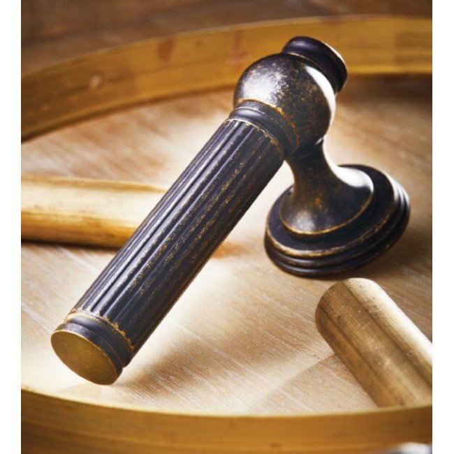 Ζωγομετάλ πόμολο ροζέτας 2501 Μπρονζέ