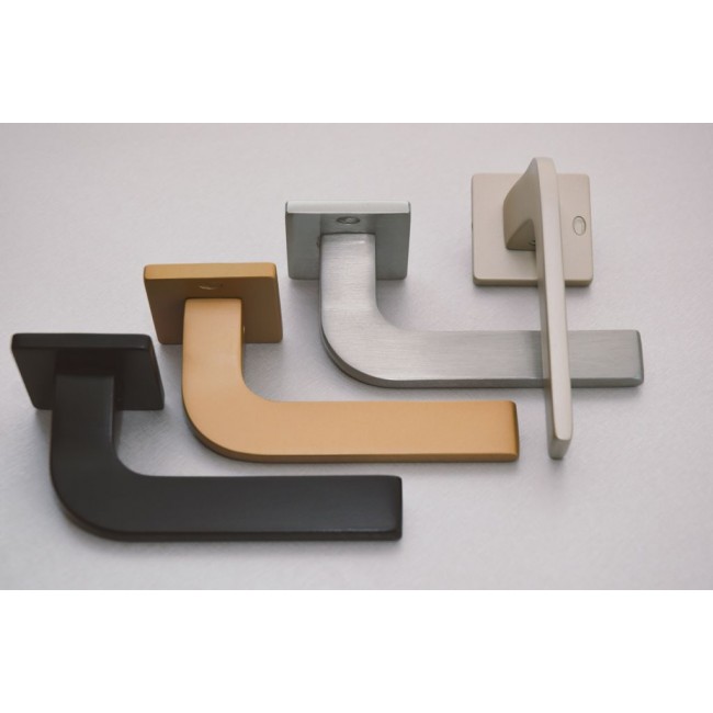 Convex πόμολο ροζέτας 2265 μαύρο ματ