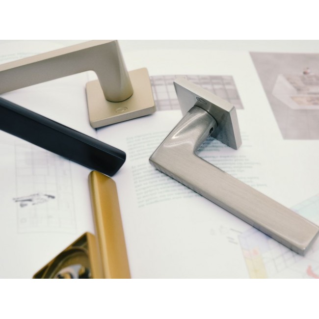 Convex πόμολο ροζέτας 2275 όρο σατινέ