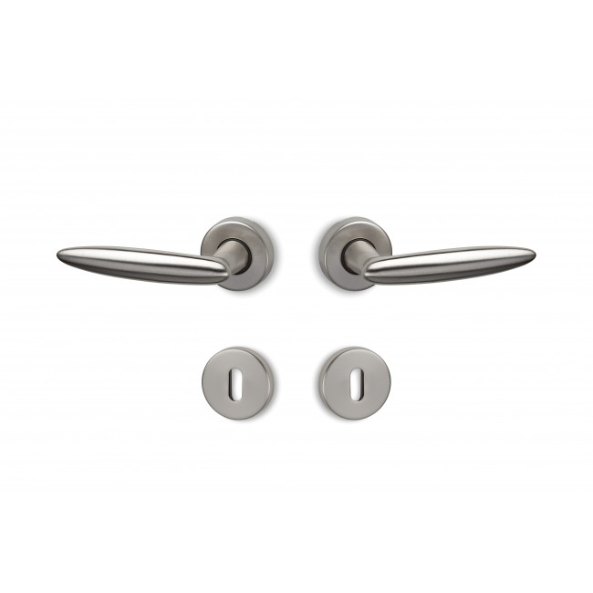 Conset πόμολο ροζέτας C185 νίκελ ματ