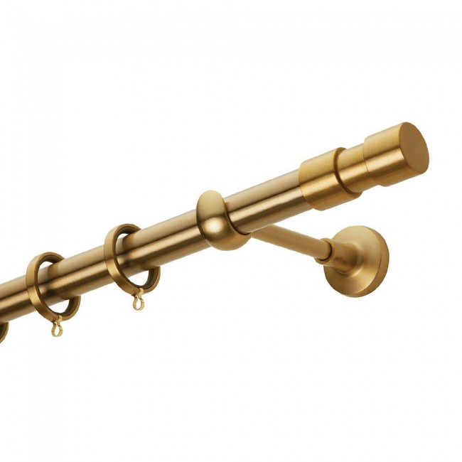Ζωγομετάλ Κουρτινόξυλο E4142 Φ25 Όρο Ματ