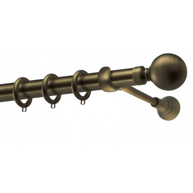 Perfect κουρτινόξυλο Ρόδος Φ25 μπρονζέ