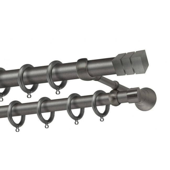 Perfect κουρτινόξυλο Νίσυρος Φ25 ανθρακί