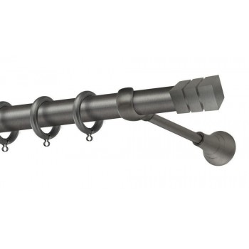 Perfect κουρτινόξυλο Νίσυρος Φ25 ανθρακί