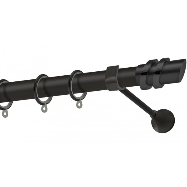 Perfect κουρτινόξυλο Πάρος Φ25 μαύρο