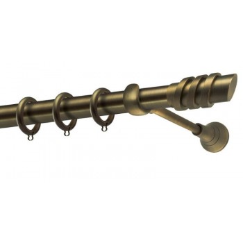 Perfect κουρτινόξυλο Πάρος Φ25 μπρονζέ