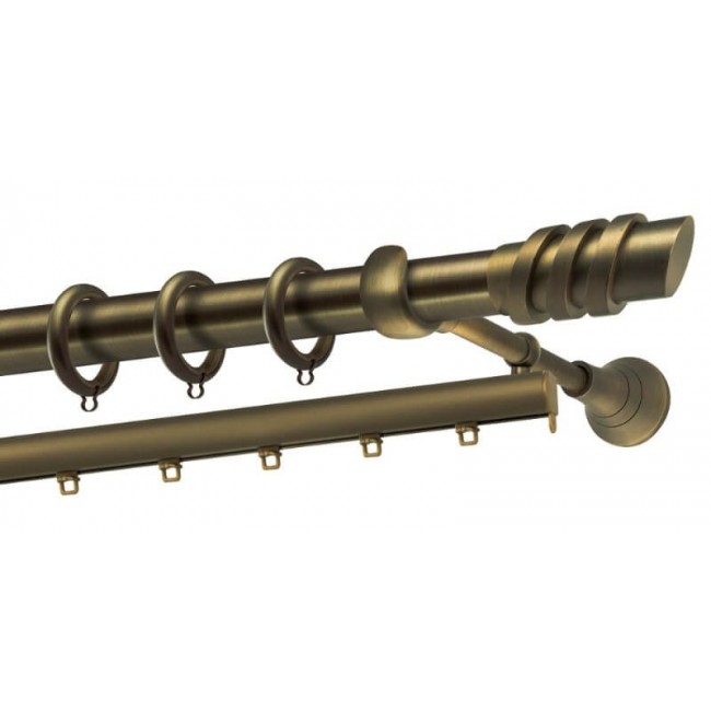 Perfect κουρτινόξυλο Πάρος Φ25 μπρονζέ