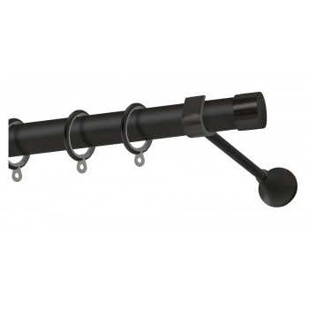 Perfect κουρτινόξυλο Πόρος Φ25 μαύρο