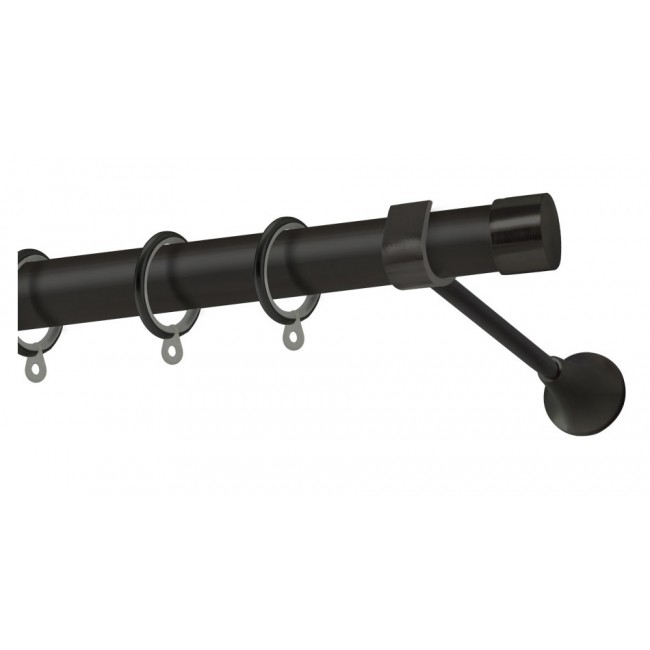 Perfect κουρτινόξυλο Πόρος Φ25 μαύρο