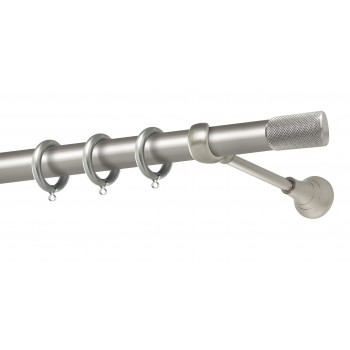 Perfect κουρτινόξυλο Μήλος Φ25 νίκελ ματ