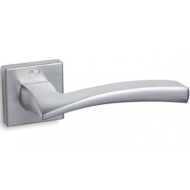 Convex πόμολο ροζέτας 1145 χρώμιο ματ