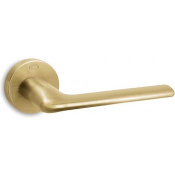 Convex πόμολο ροζέτας 1485 ορείχαλκος ματ