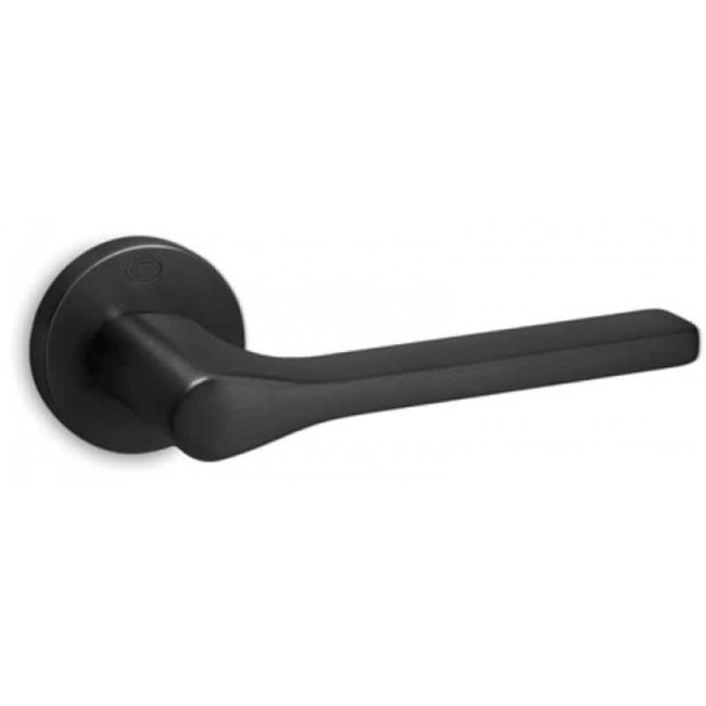 Convex πόμολο ροζέτας 1515 μαύρο ματ 