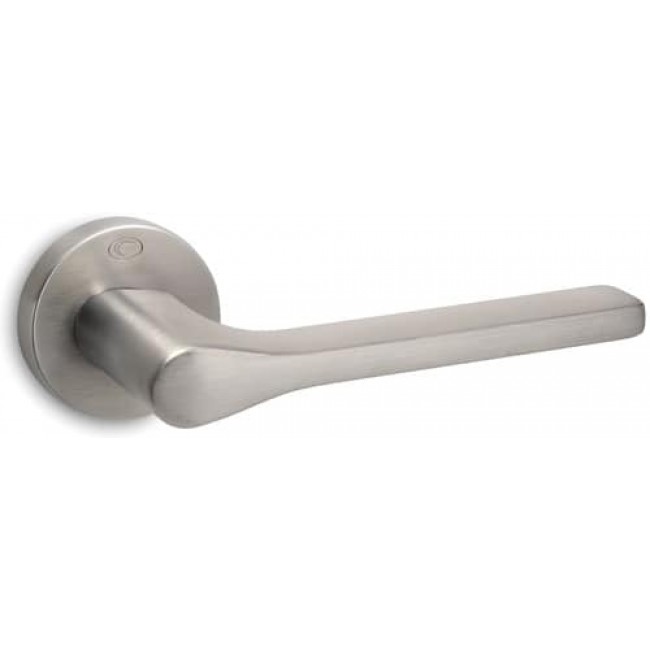 Convex πόμολο ροζέτας 1515 νίκελ ματ 